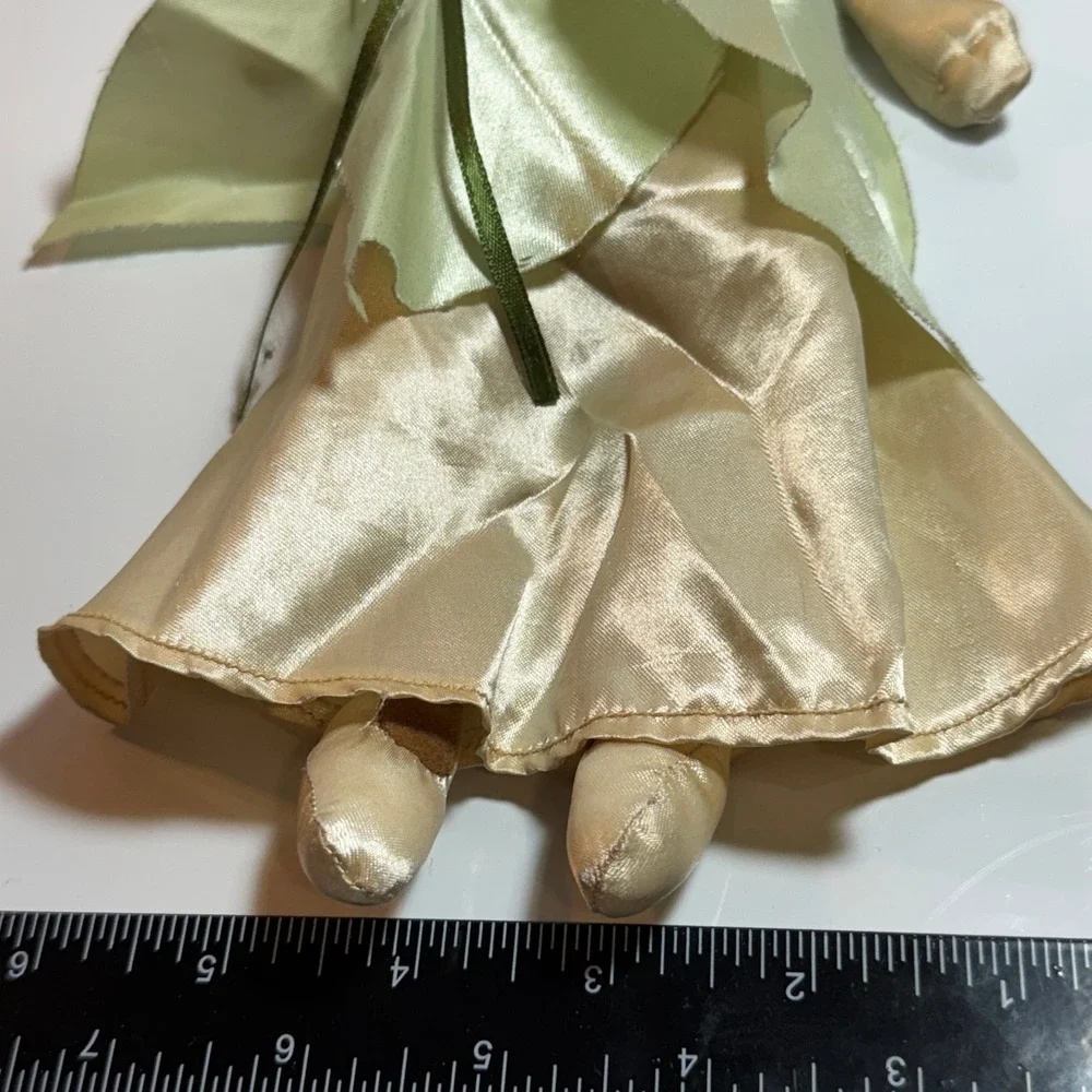 Disney Princess Tiana Plush Doll 12 Inch Green Ball‎ Gown